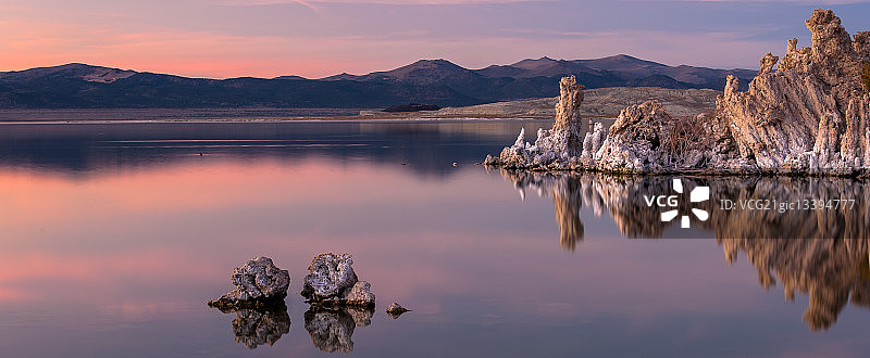莫诺湖全景图片素材