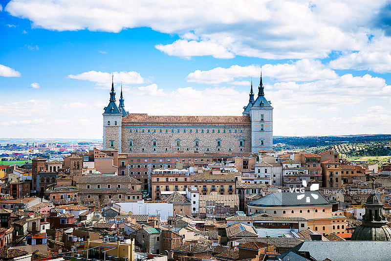 西班牙托莱多中世纪风貌图片素材