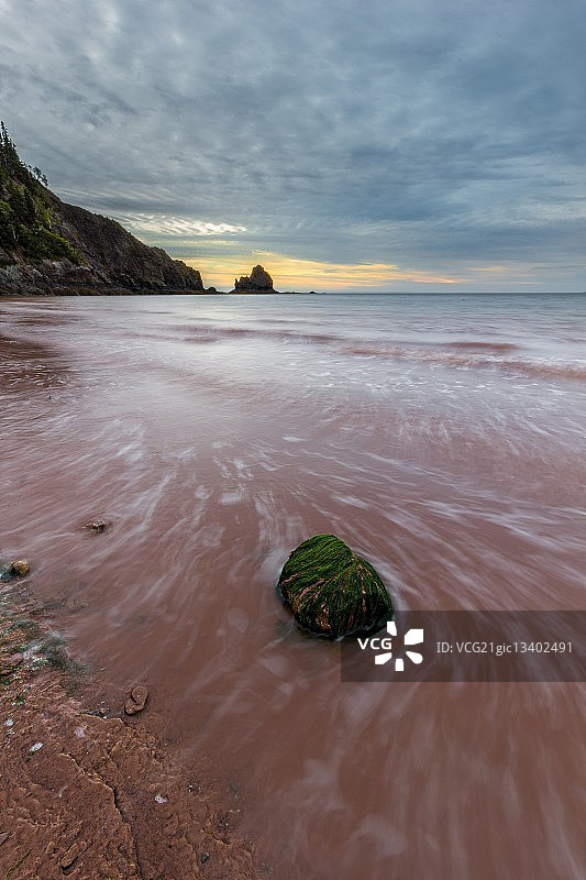 五岛日落图片素材