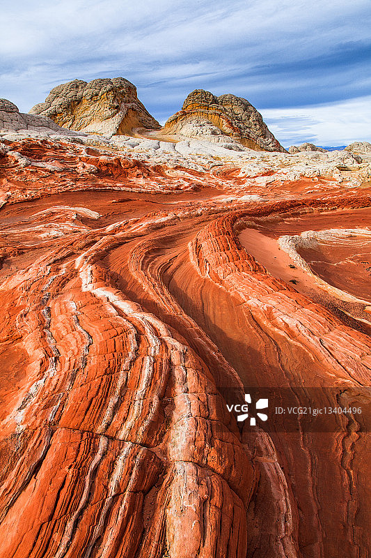 美国亚利桑那州朱红悬崖格伦峡谷上空的阴天图片素材