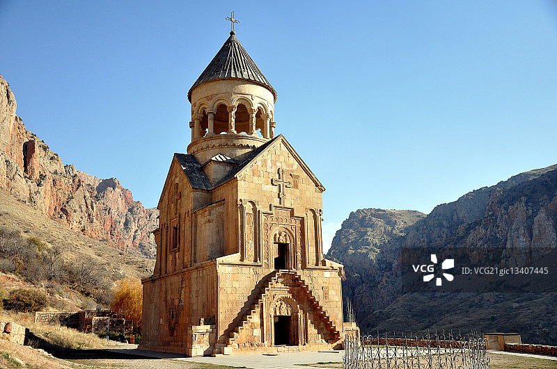 亚美尼亚瓦约茨佐尔阿马古诺拉旺克修道院景观图片素材
