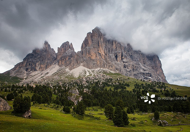 意大利南蒂罗尔的朗科弗尔山图片素材
