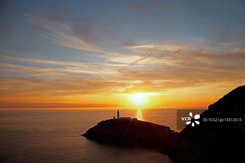 南栈灯塔图片素材