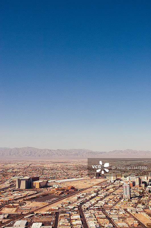 拉斯维加斯鸟瞰图图片素材