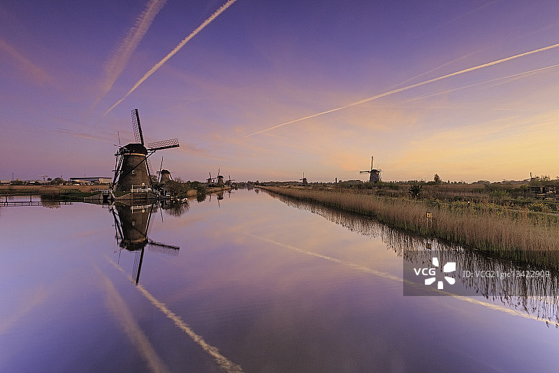 荷兰金德代克图片素材