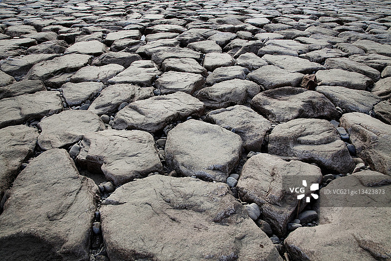 日本山口县岩国市的石板路图片素材