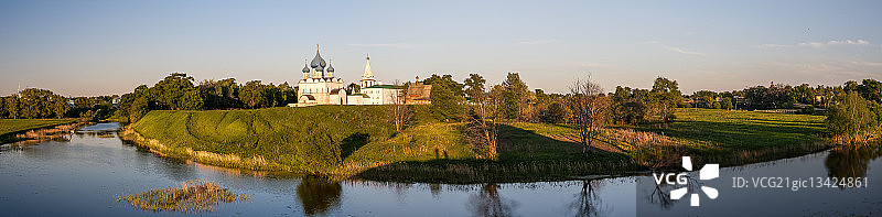 俄罗斯弗拉基米尔州苏兹达尔圣母圣诞大教堂图片素材