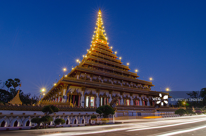 Phra Mahathat Kaen Nakhon佛塔图片素材