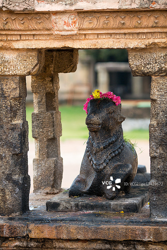 奶牛雕像图片素材