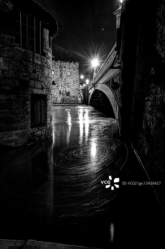 约克郡的漩涡洪水图片素材