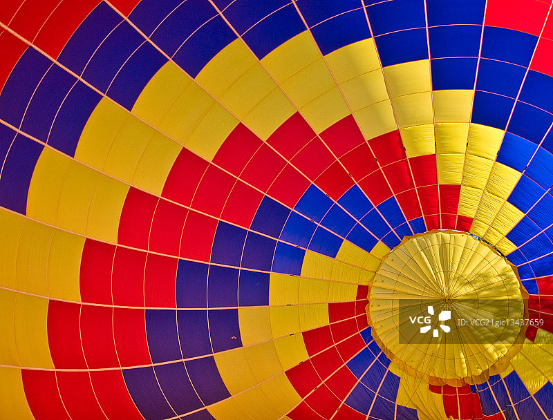 彩色热气球球囊图片素材