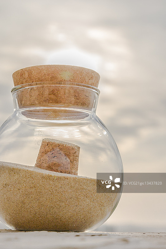 一罐沙子图片素材