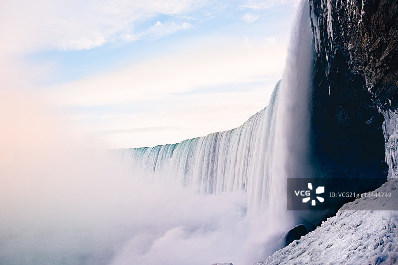 加拿大安大略省马蹄瀑布图片素材