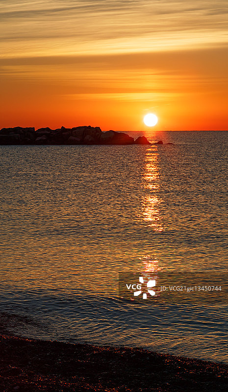 基诺沙日出图片素材