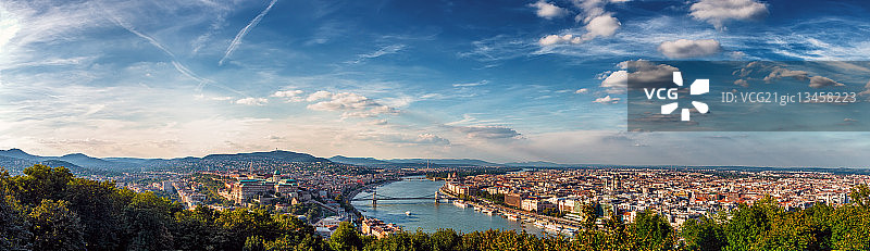 布达佩斯全景图片素材