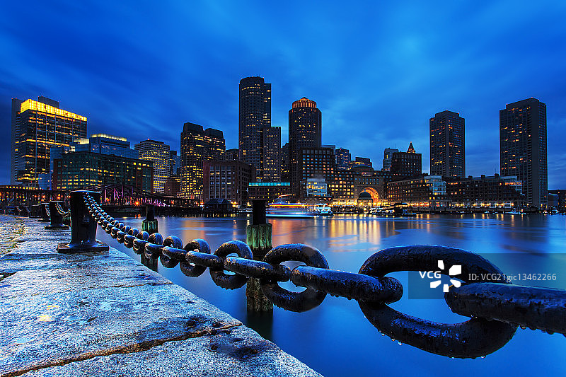 波士顿港图片素材