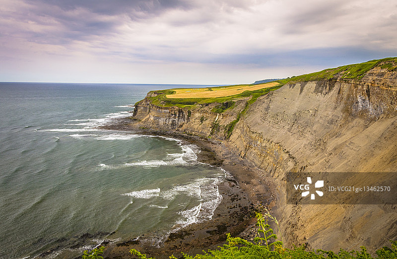 英国北约克沼泽国家公园罗宾汉湾图片素材