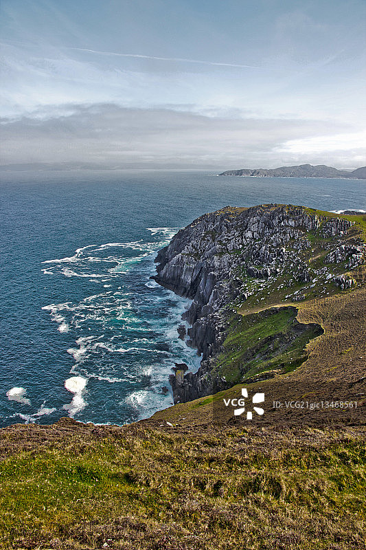 爱尔兰贝拉半岛海岛海岸线图片素材