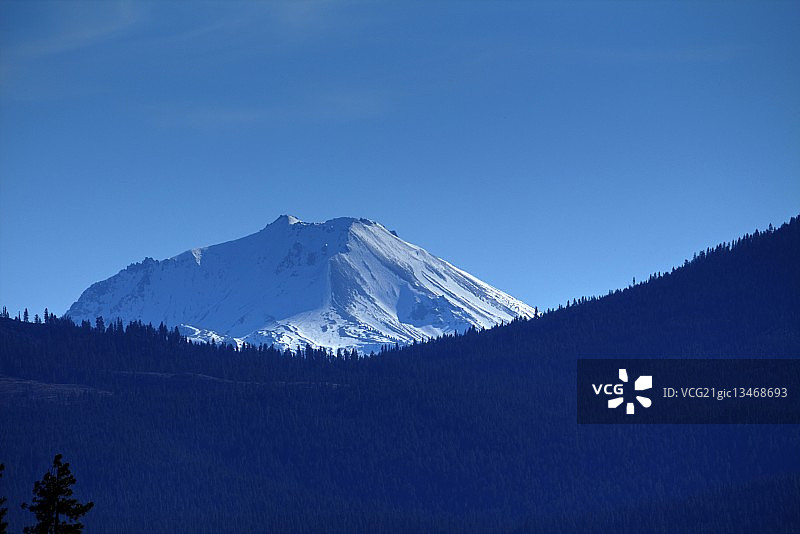 美国加州拉森山景色图片素材