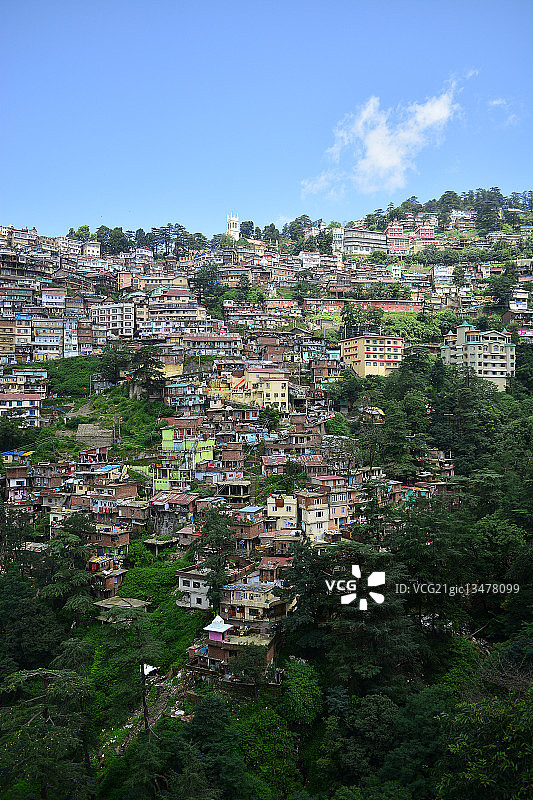 印度西姆拉城市风光图片素材
