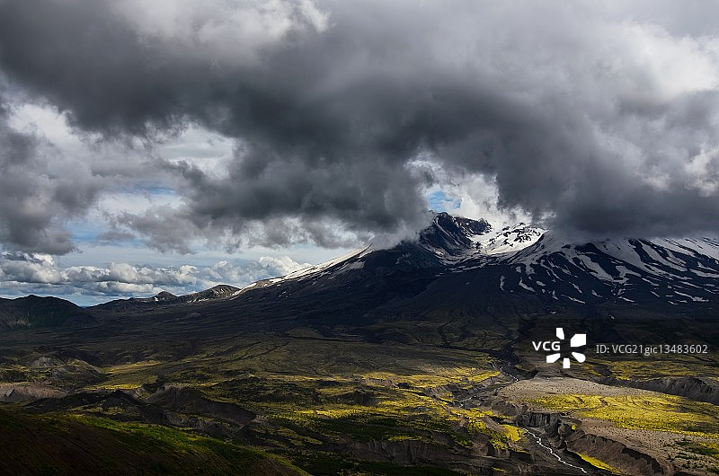 圣海伦斯山图片素材