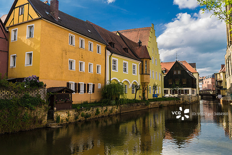 德国阿姆贝格的联排别墅图片素材