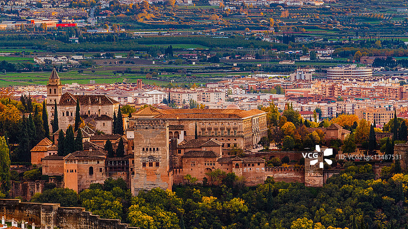 格拉纳达的阿罕布拉宫图片素材