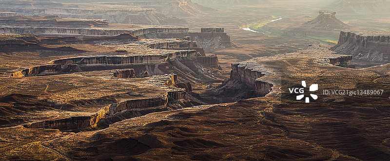 美国犹他州大峡谷高空景观图片素材