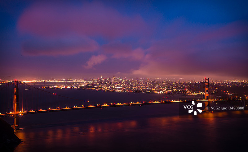 雾都：旧金山，加利福尼亚州图片素材