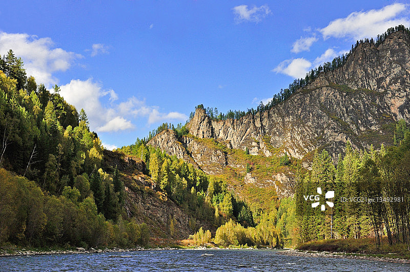 俄罗斯西萨彦山脉，哈卡斯，西伯利亚联邦区图片素材