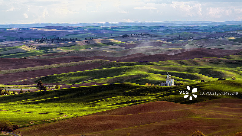惠特曼县种植户图片素材