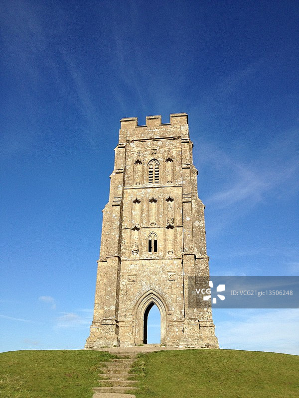 格拉斯顿伯里山图片素材
