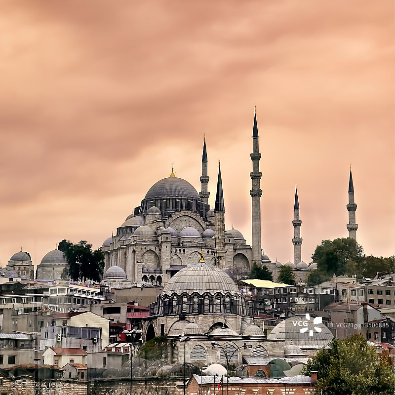 苏莱曼尼耶清真寺图片素材