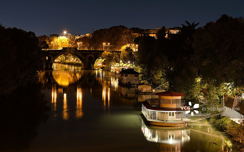 罗马台伯河图片素材