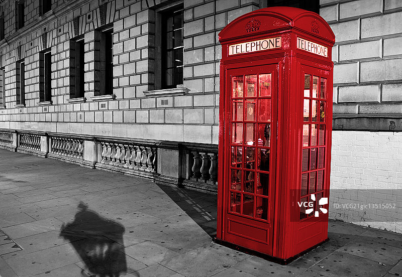 电话亭图片素材