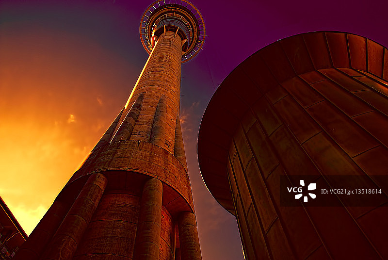 奥克兰天空塔图片素材