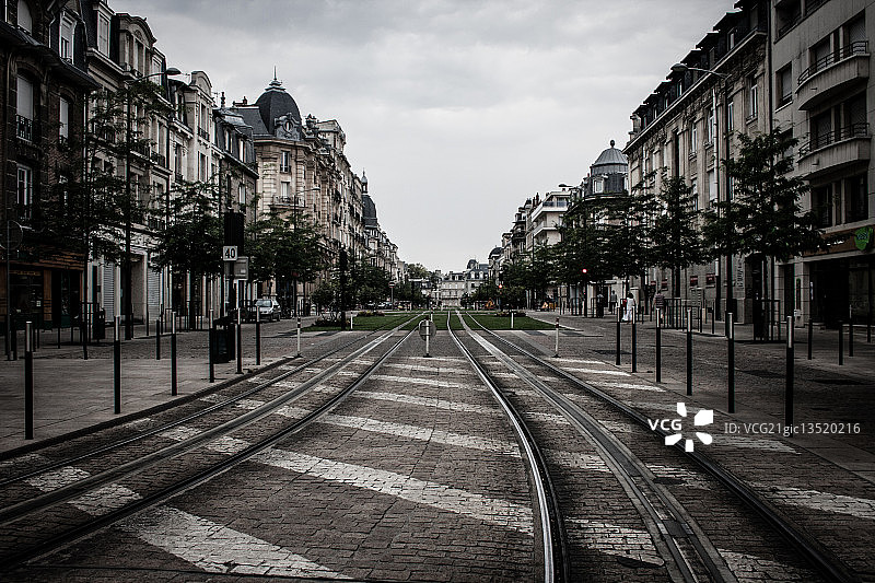 法国兰斯的街道图片素材