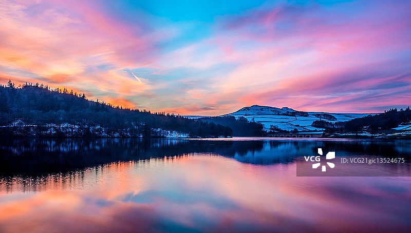 Ladybower水库图片素材