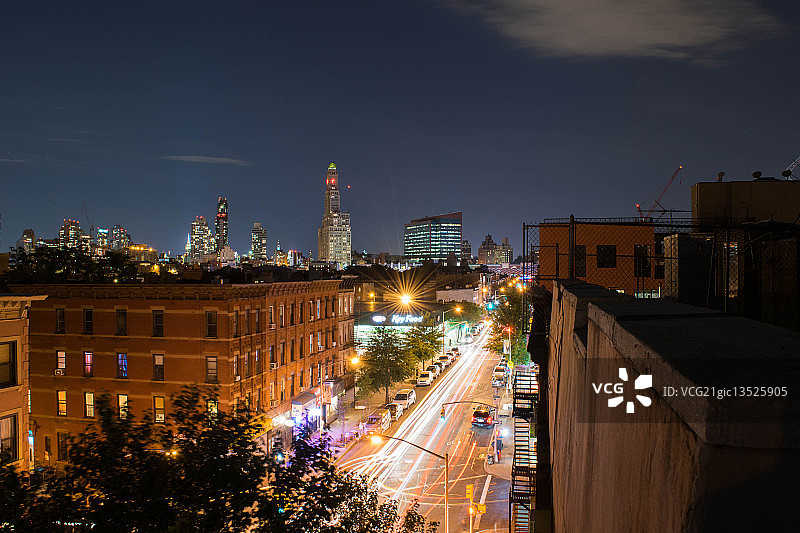 第五大道光轨图片素材