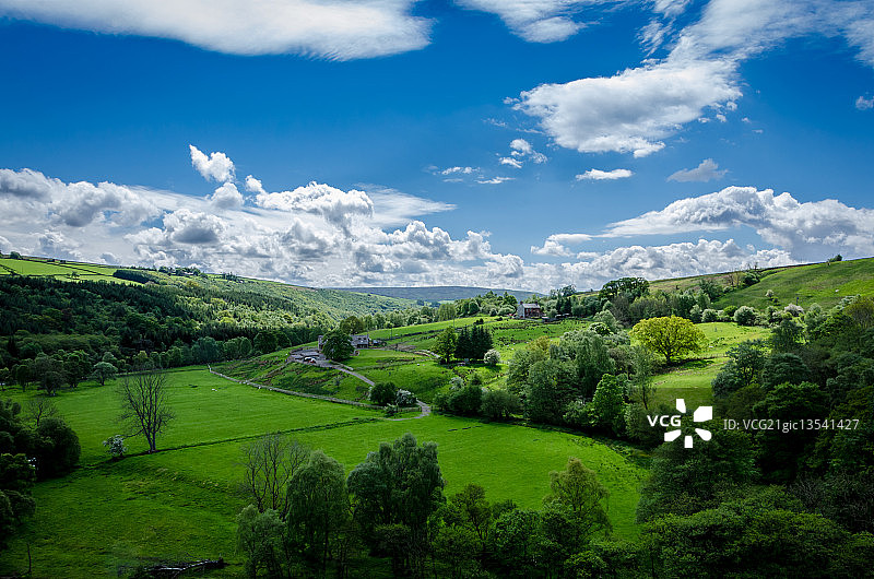 诺森伯兰郡农田图片素材