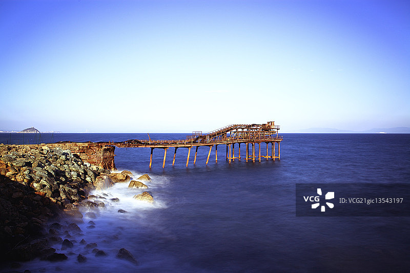 厄尔巴矿业码头图片素材