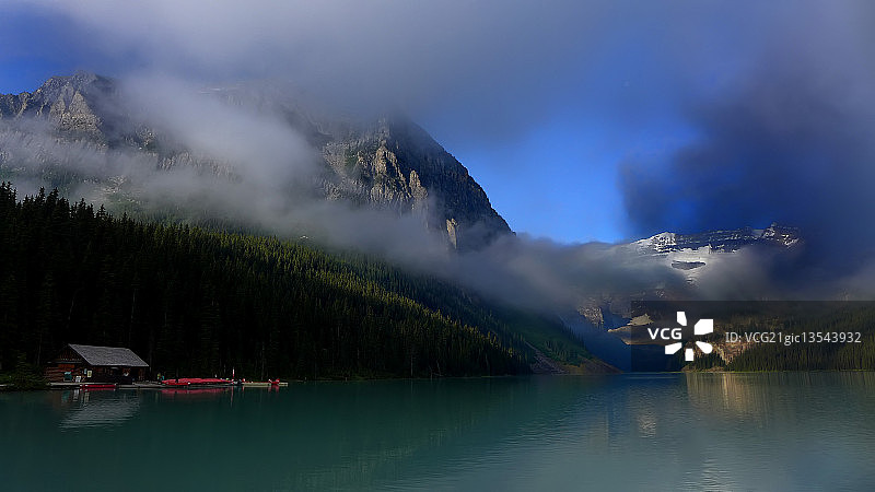 落基山脉的清晨图片素材