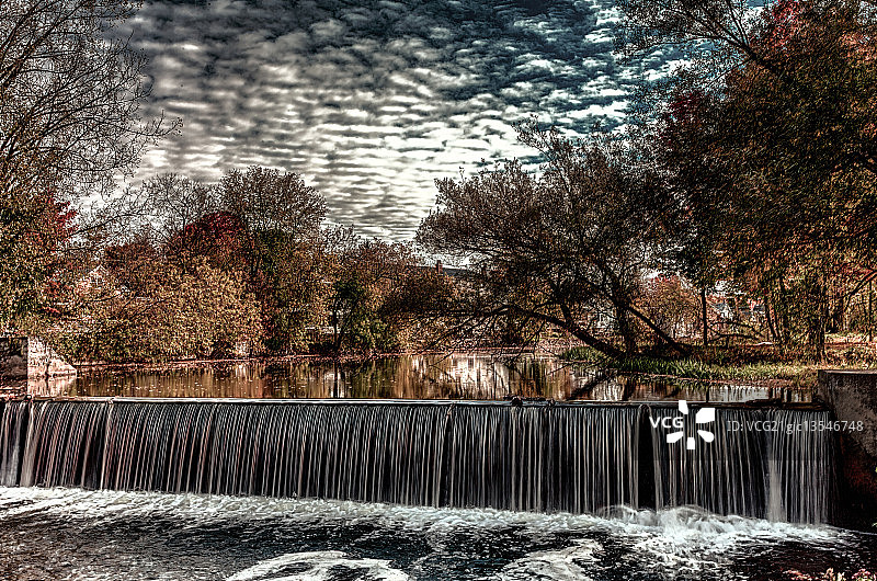 魁北克的秋色图片素材