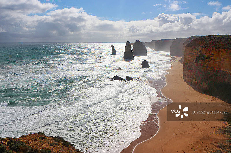 澳大利亚维多利亚州十二使徒岩02图片素材
