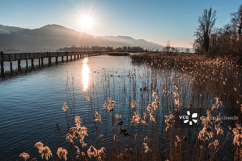 拉珀斯维尔，瑞士图片素材