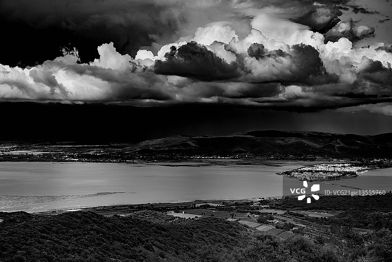 奥尔贝泰洛泻湖图片素材