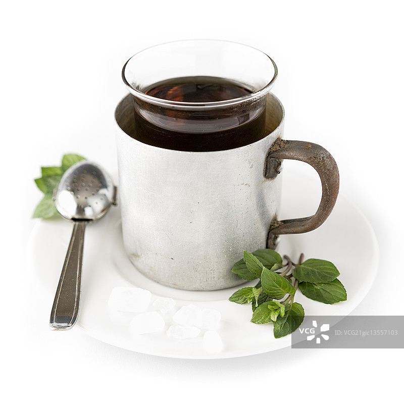 薄荷茶图片素材