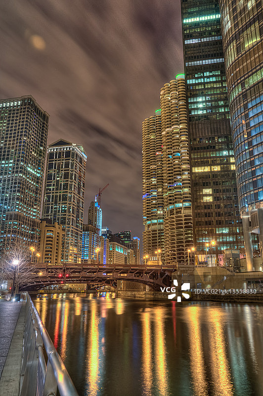 芝加哥河图片素材