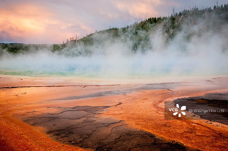 大稜镜温泉图片素材