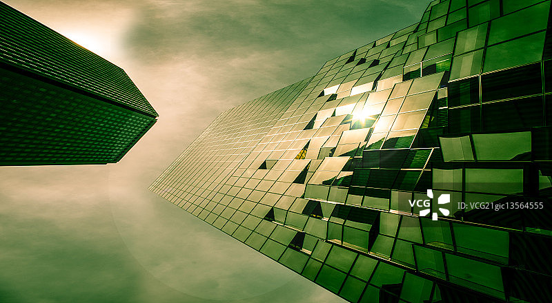 对角玻璃图片素材